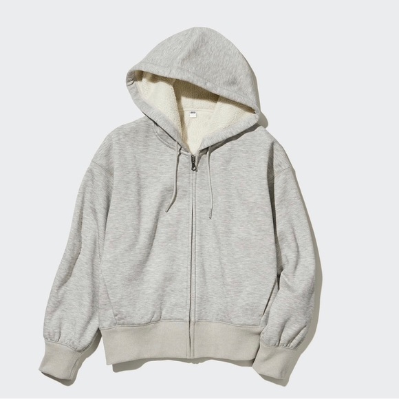 Uniqlo HEATTECH Pile-Lined Sweat Full-Zip - Picture 1 of 3